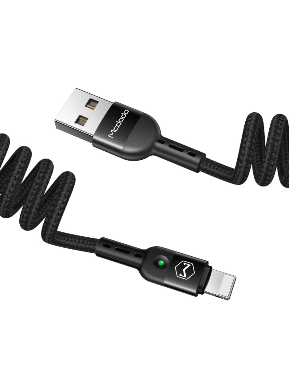 Cable para iPhone Retractable con Carga Rápida de 1.8m