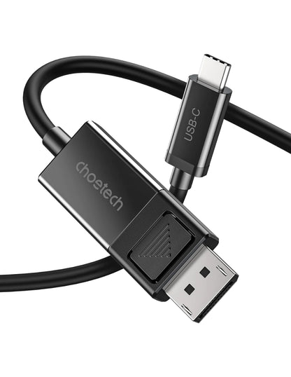 Cable USB Tipo C a DP 8K a 30Hz 1.8m Negro