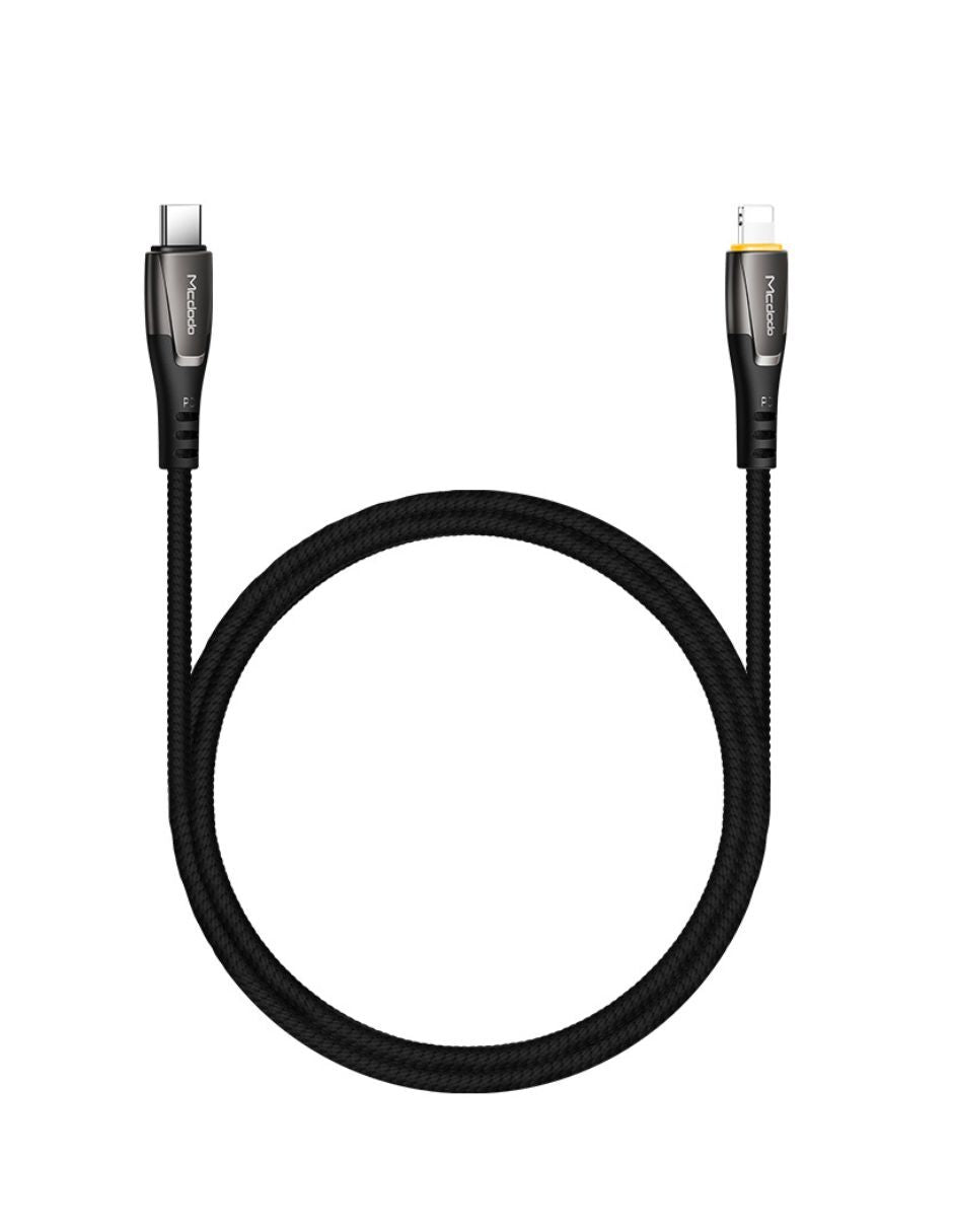 Cable para iPhone a Tipo C con Carga Rápida y Led 1.8m