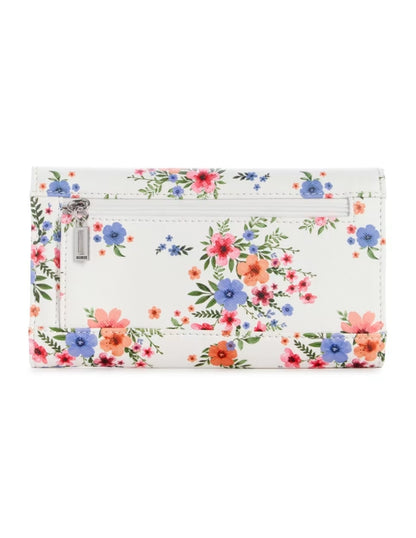 Cartera Guess Abree Logo Slim con Estampado de Flores
