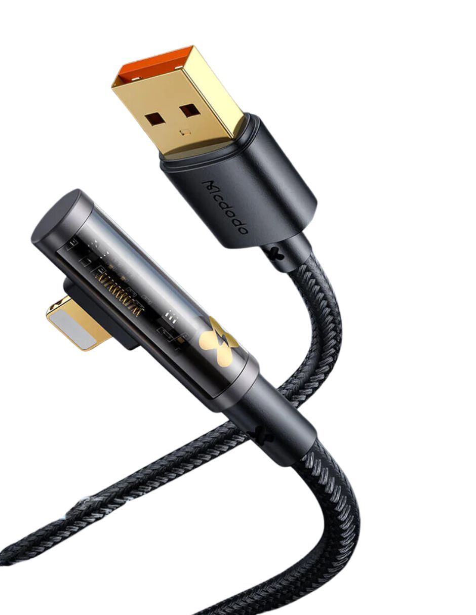 Cable Lightning 36W Mcdodo Prism Series transparente 1.8M