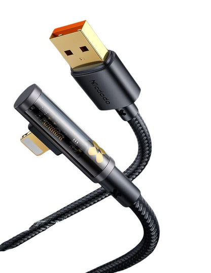 Cable Lightning 36W Mcdodo Prism Series transparente 1.8M