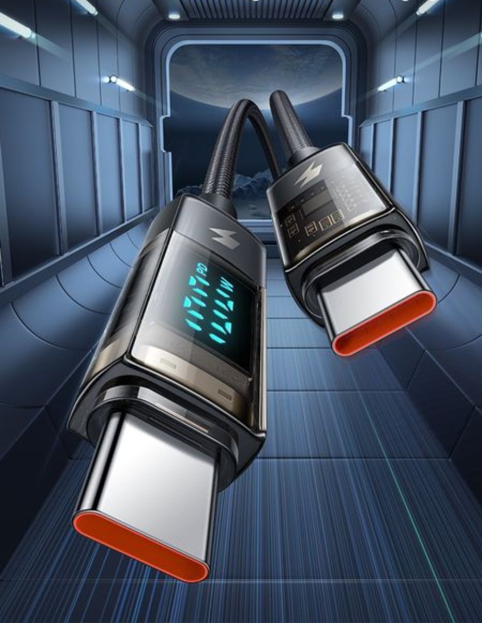 Cable USB C a USB C de Carga Rápida 100W con Auto apagado