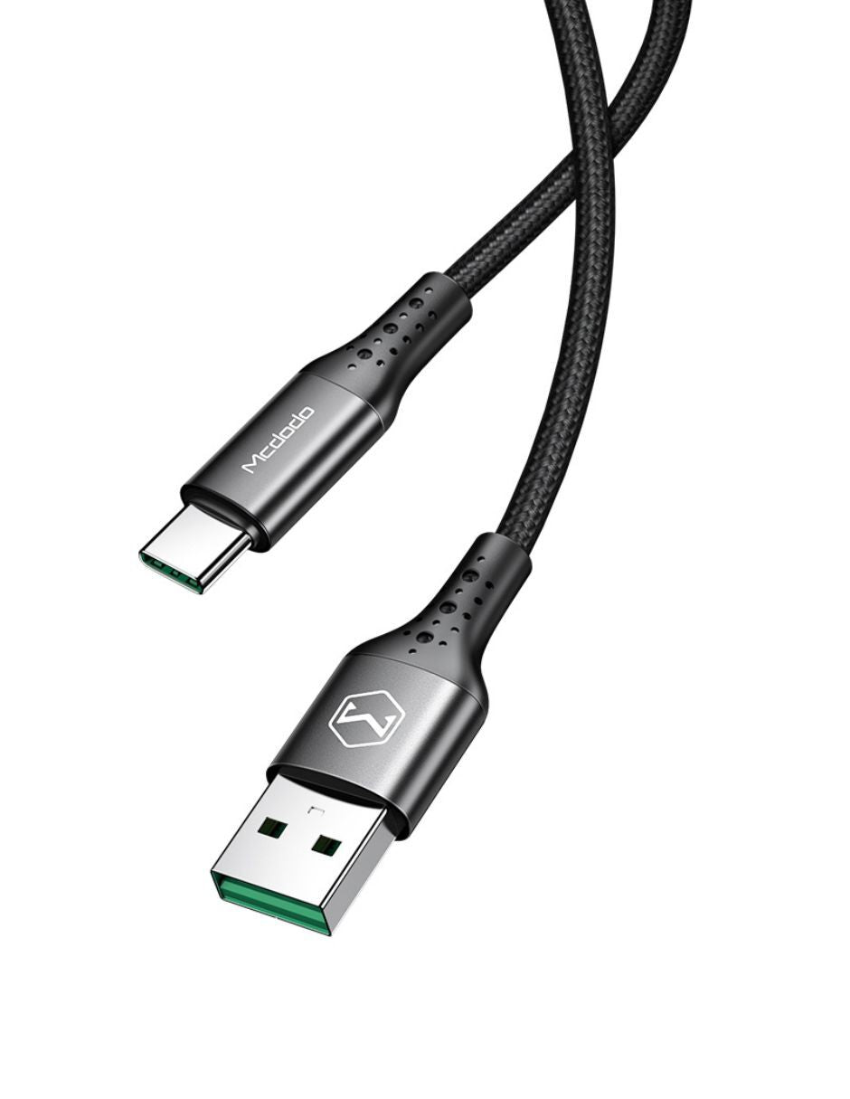 Cable Tipo C Carga Rápida y Transmisión de Datos 5A de 1.2m