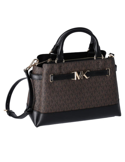 Bolsa Michael Kors Reed Small Satchel Café