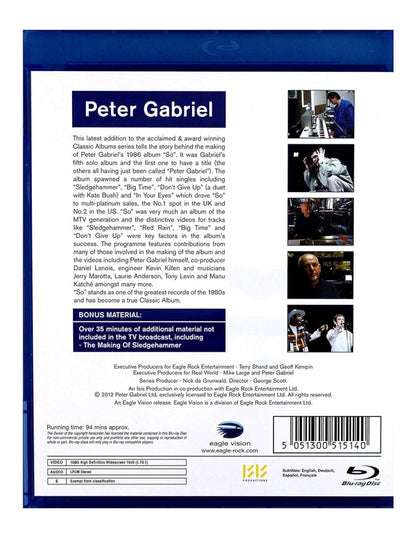 Peter Gabriel - So Classic Album en DVD