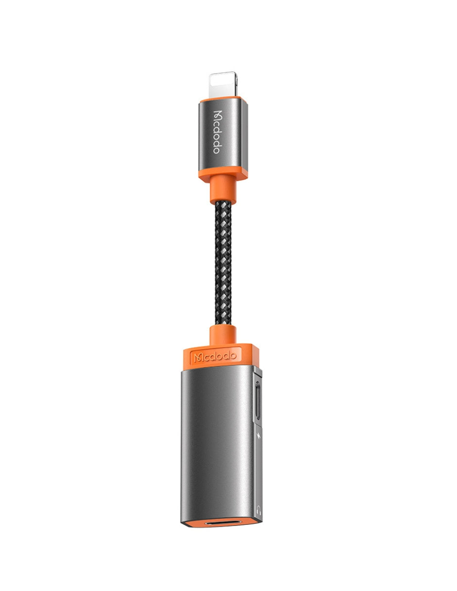 Adaptador Lightning 2 en 1 Carga y Transmite Audio
