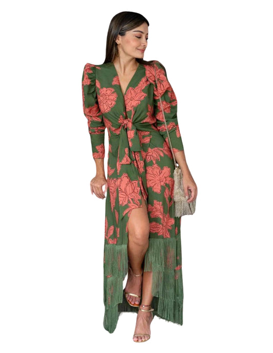 Vestido con flecos Candelaria