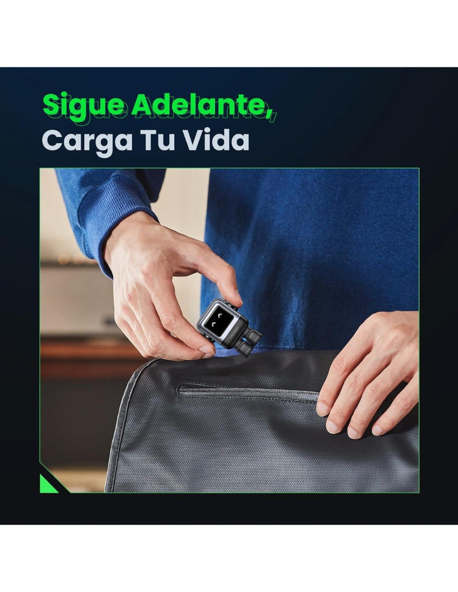 Cargador UGREEN Nexode 65W Tipo C Carga Rápida GaNRobot