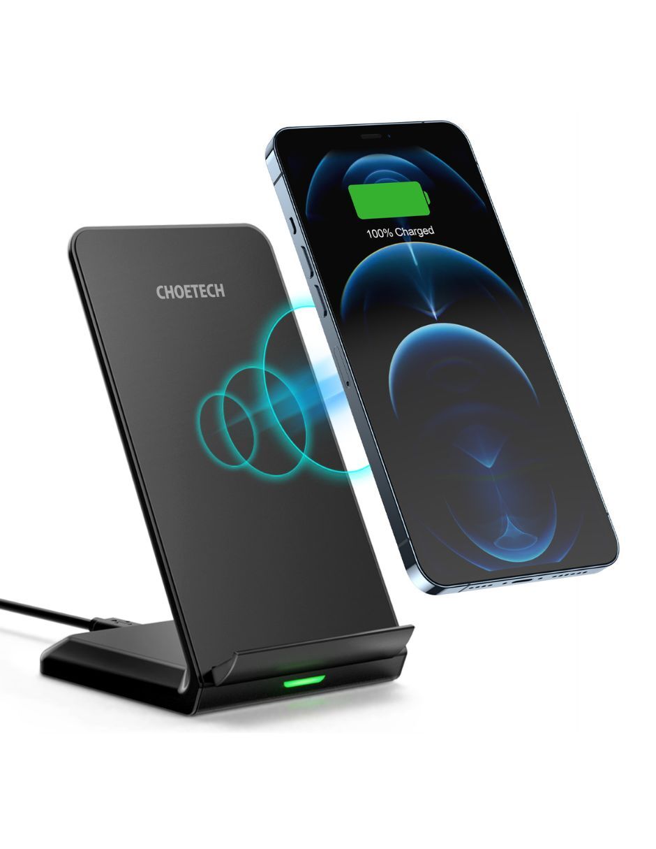 Cargador inalámbrico Universal Choetech 15W Negro