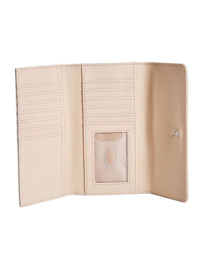 Cartera Guess Glitter Slim Clutch Beige