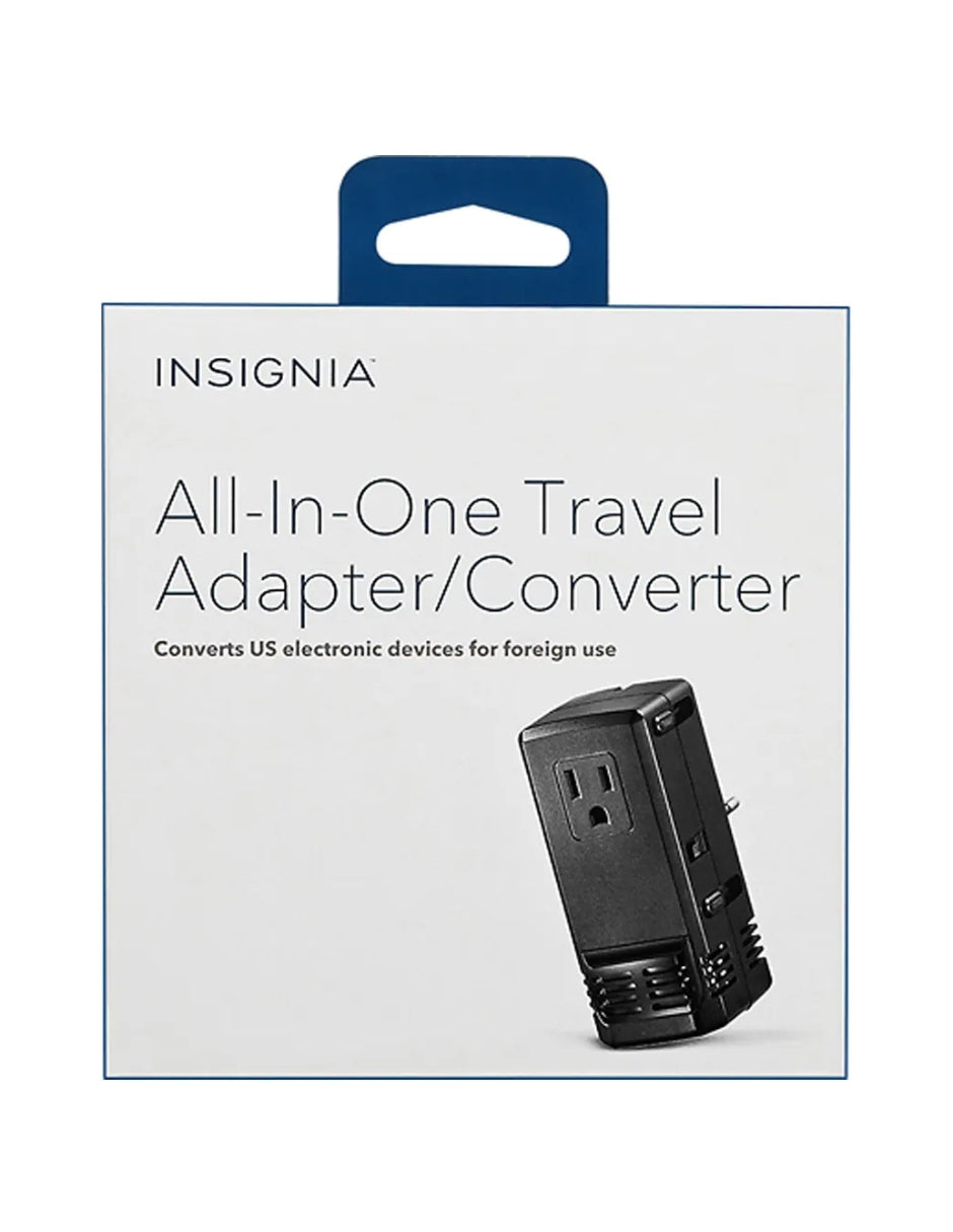 Insignia Adaptador de Viaje convertidor Cuatro común International Tapones NS-tadpcon