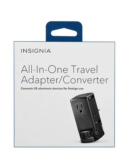 Insignia Adaptador de Viaje convertidor Cuatro común International Tapones NS-tadpcon