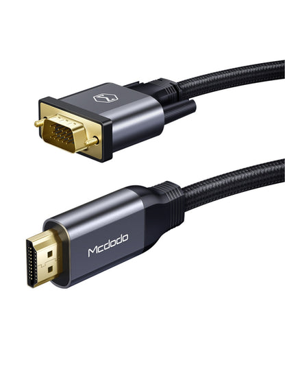 Cable HDMI a VGA Reforzado de Uso Rudo 2m/ 60Hz