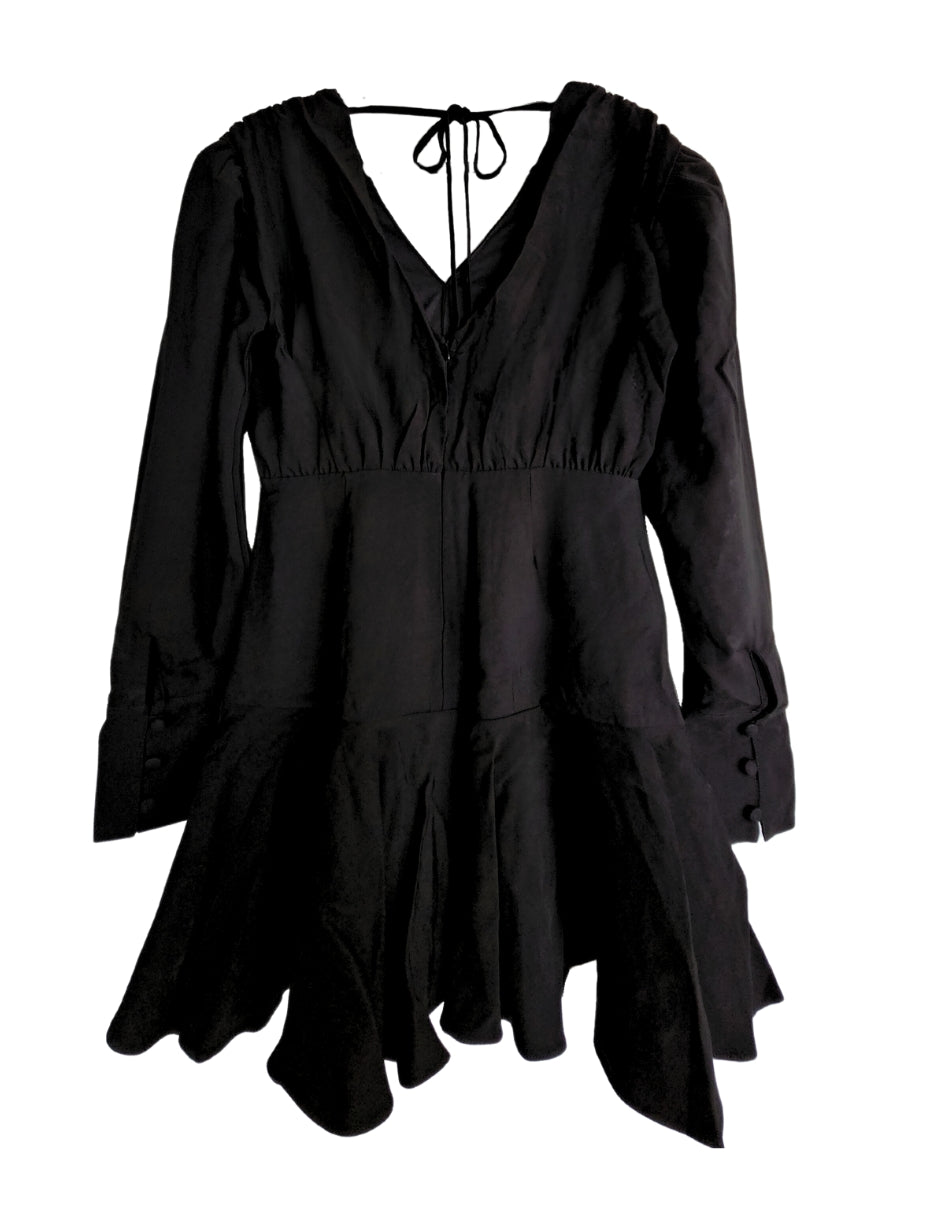 Vestido corto manga larga Behla