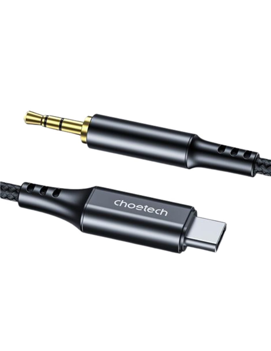 Cable Auxiliar a Tipo C con Chapado de Oro 2m