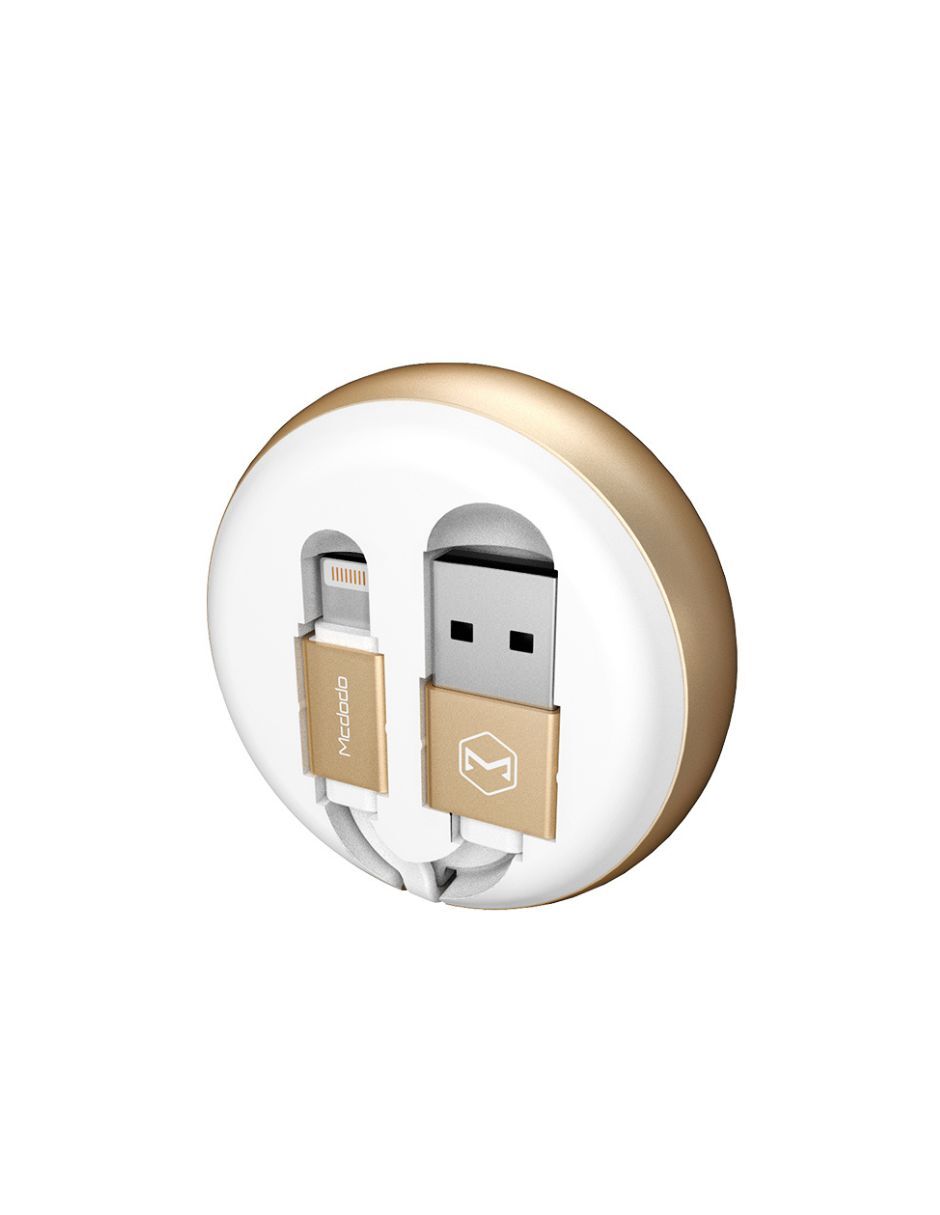 Cable para iPhone Retráctil Carga Rápida Compacto 90 cm