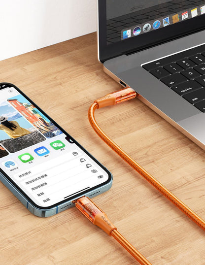 Cable de Carga Rápida 36W USB C a Lightning 1.2 m