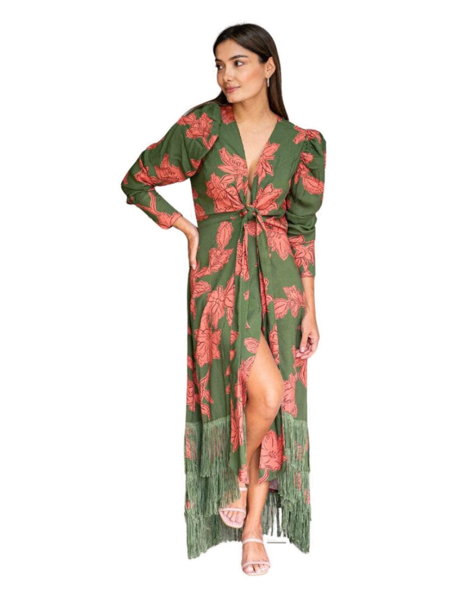 Vestido con flecos Candelaria