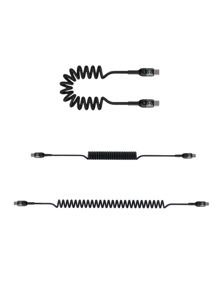 Cable Tipo C Plegable Carga Rápida Reversible 1.8m