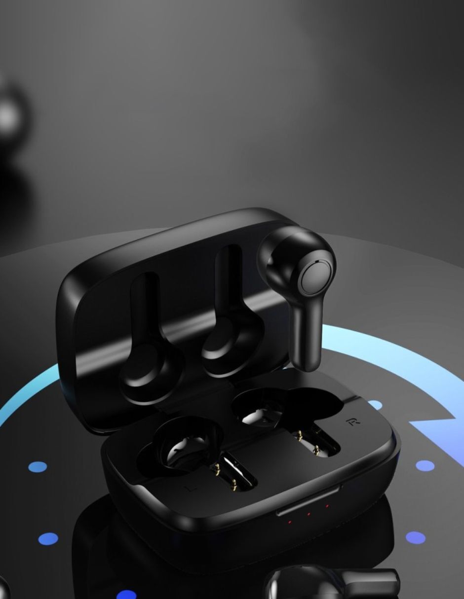 Audifonos Bluetooth con Estuche de Carga Solar