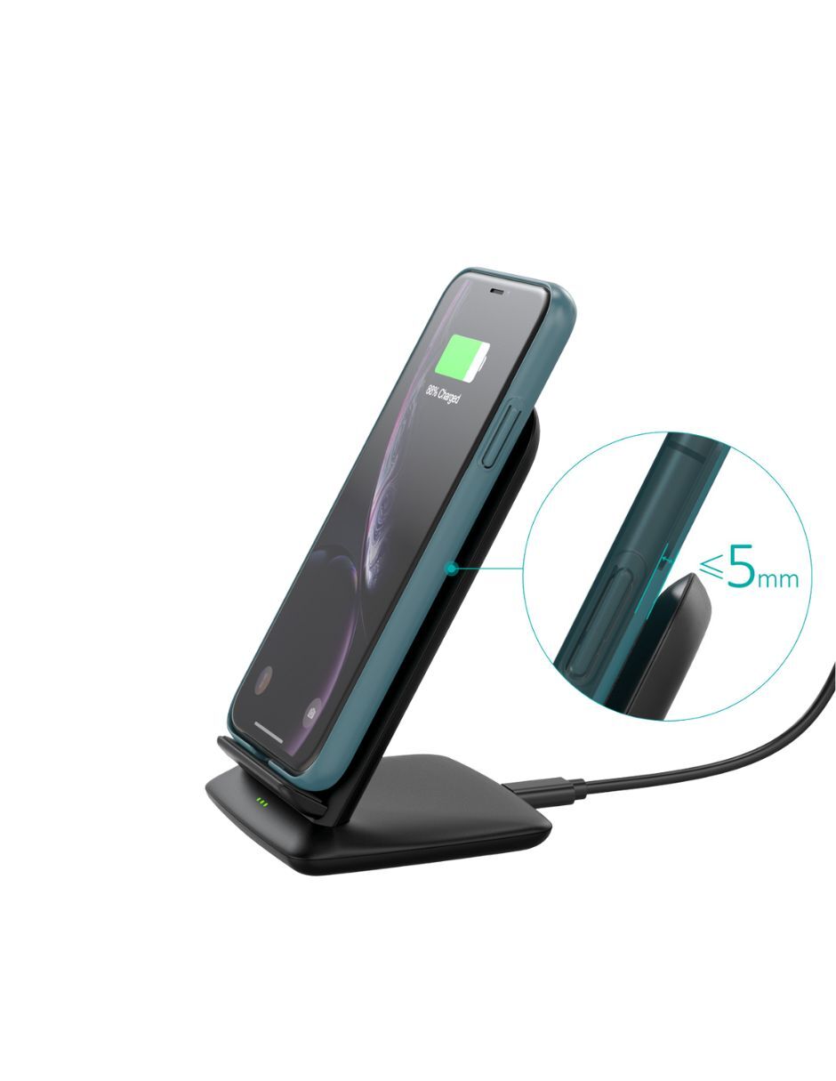 Cargador inalámbrico Universal Choetech 15W Negro