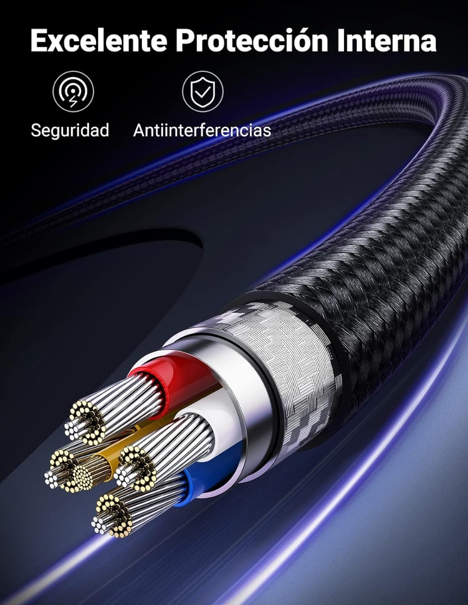 UGREEN Cable USB-A a Lightning  MFI 1m Negro