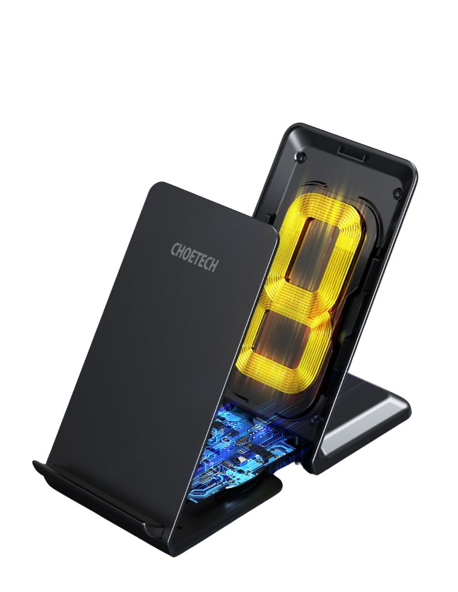 Cargador inalámbrico Universal Choetech 15W Negro