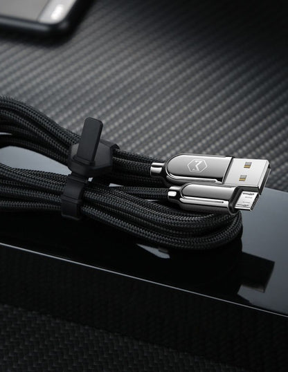 Cable Micro USB Led y Desconexión Automática 1.5m