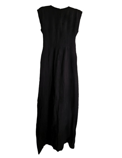 Vestido largo con fajón Behla