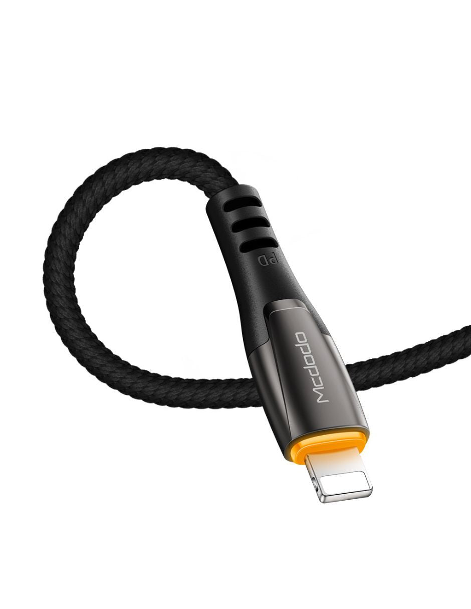 Cable para iPhone a Tipo C con Carga Rápida y Led 1.8m