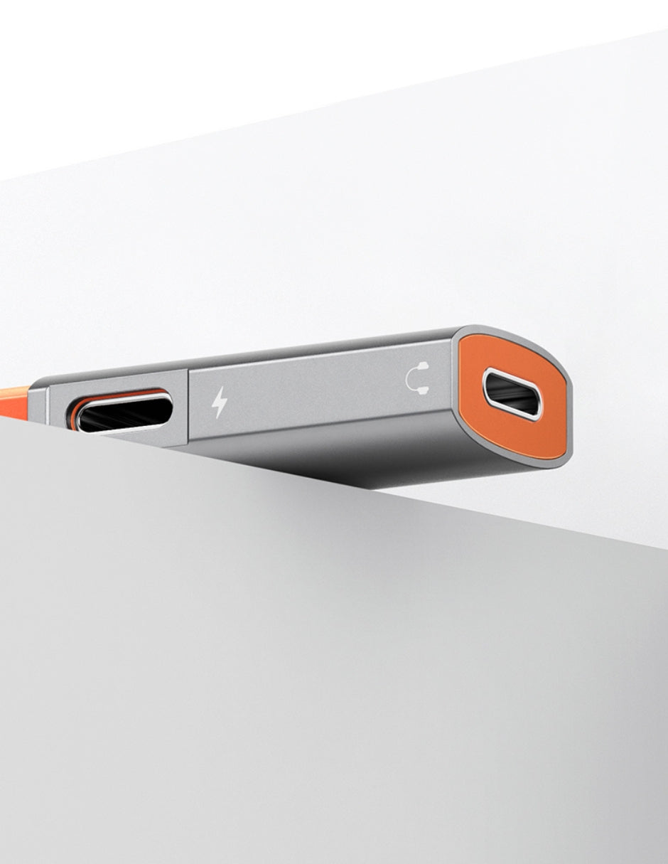 Adaptador Lightning 2 en 1 Carga y Transmite Audio