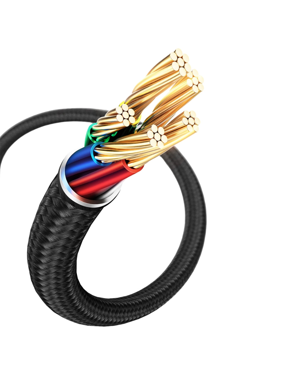Cable Corto Tipo C con Carga Rápida 20cm
