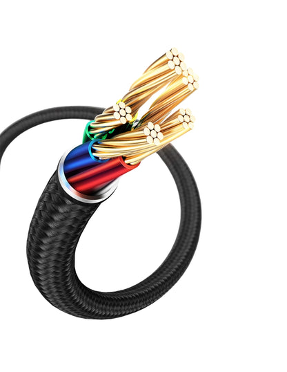 Cable Corto Tipo C con Carga Rápida 20cm
