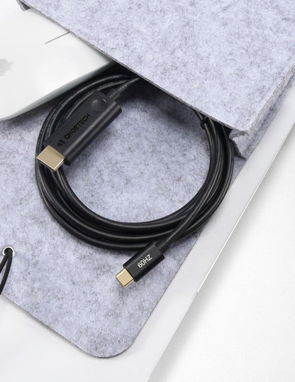 Adaptador HDMI a Tipo C 1.8m Negro