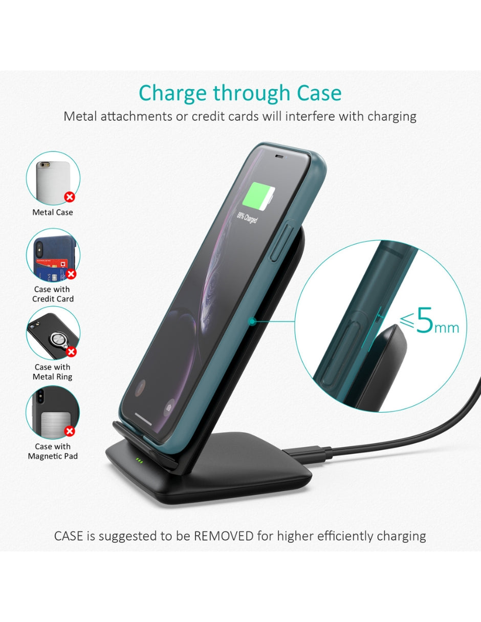 Cargador Inalámbrico de Carga Rápida PD