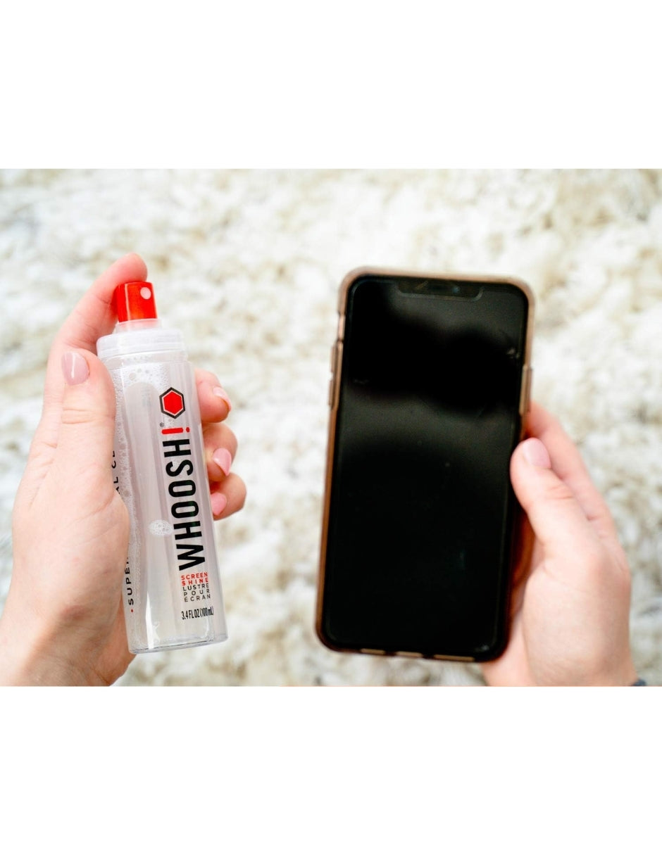 Limpiador de Pantallas Whoosh! 100 ml + 1 paño de micro fibra