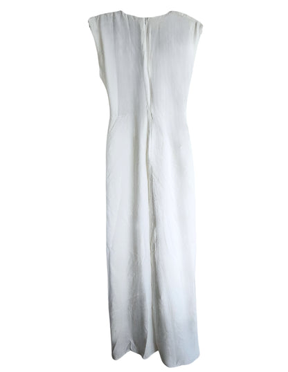 Vestido largo con fajón Behla