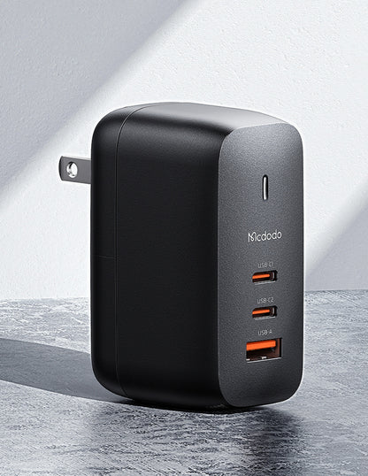 Cubo de Carga de 65w con Tipo de Conexión Intercambiable Negro