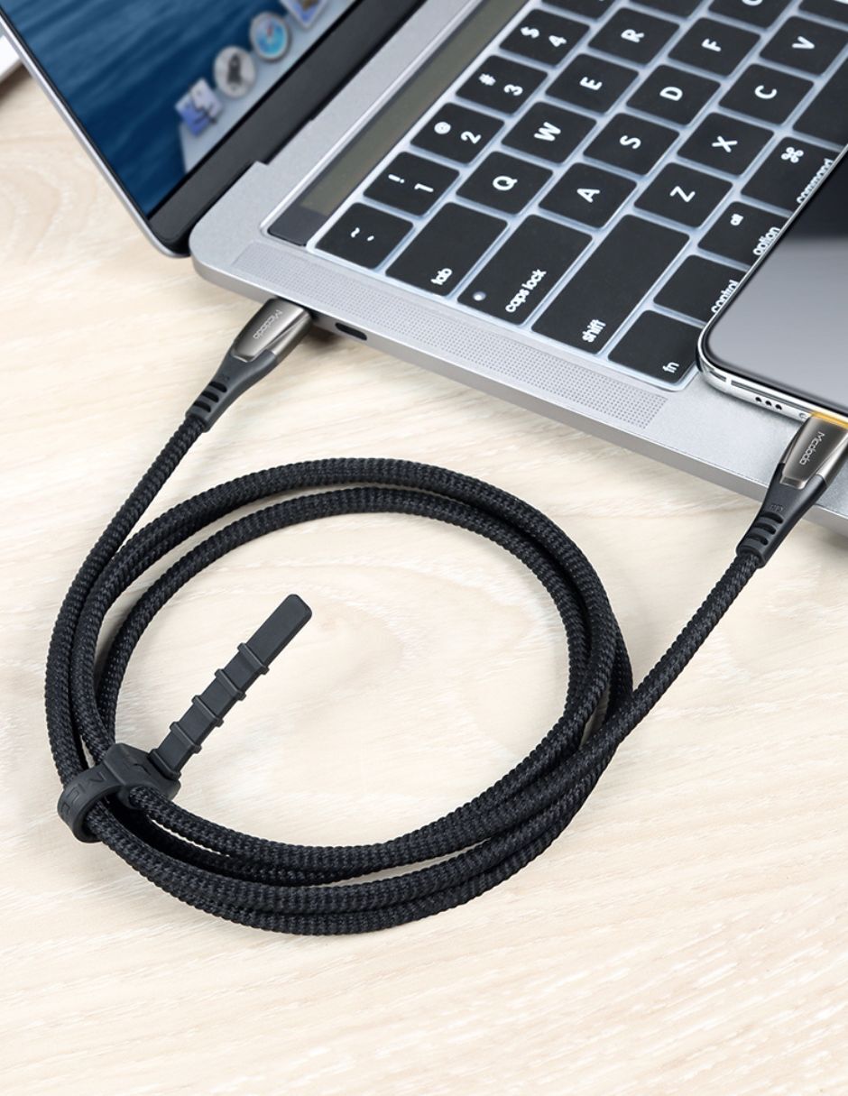 Cable para iPhone a Tipo C con Carga Rápida y Led 1.8m