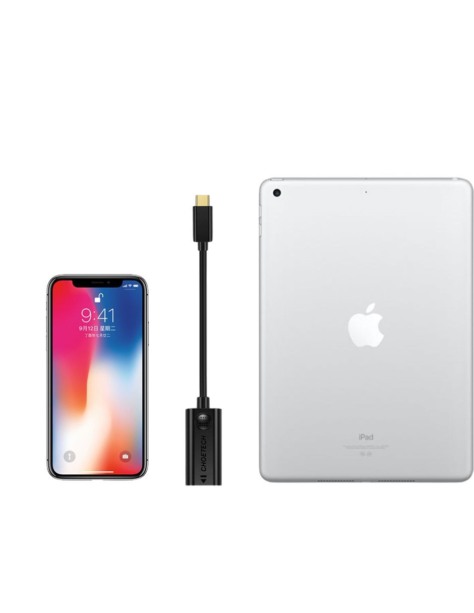 Adaptador Tipo C a HDMI 4k Choetech Negro