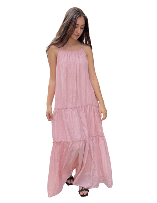 Vestido largo de tiras Thaly