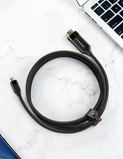 Cable USB Tipo C a HDMI 4K Reforzado con Chapa de Oro 2m