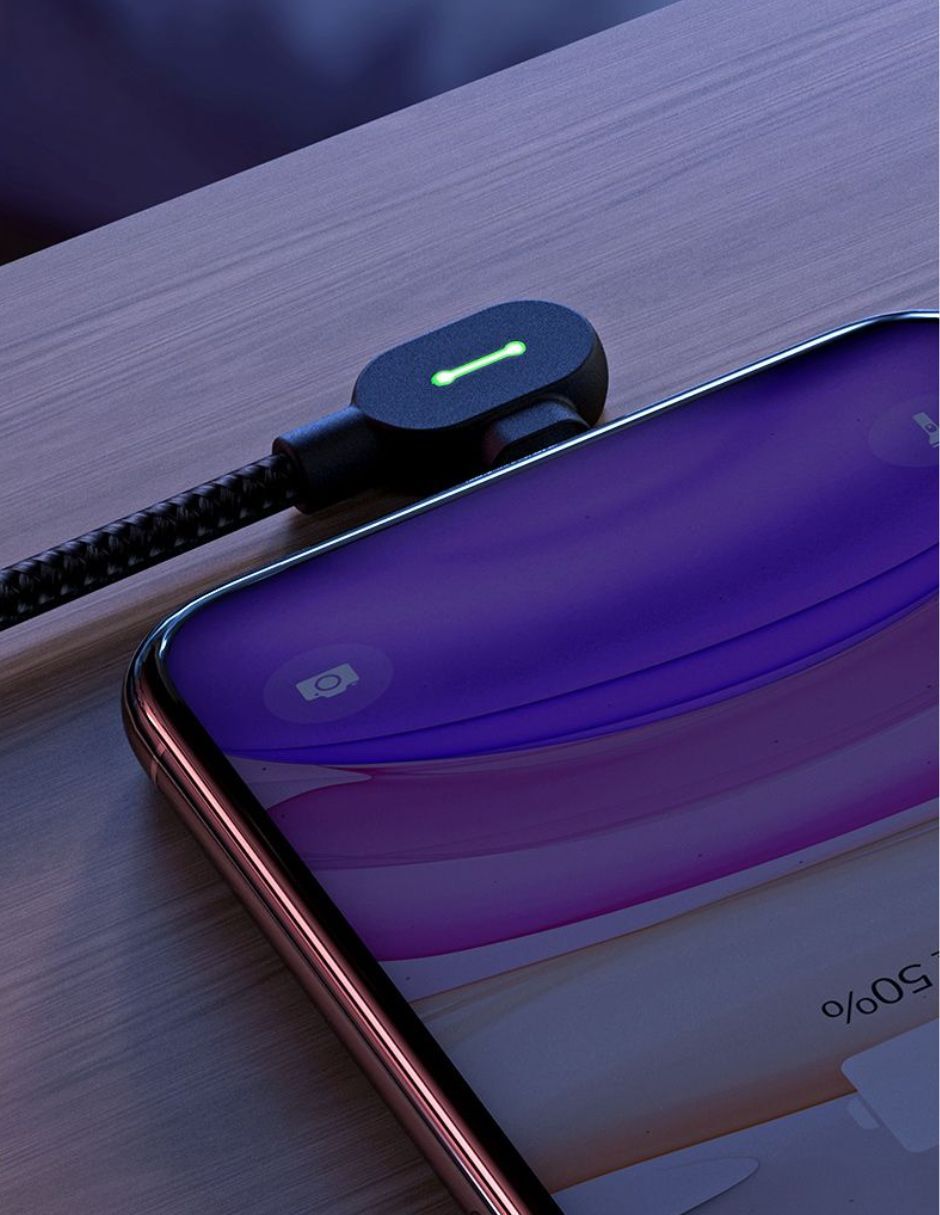 Cable Gamer USB C a Lightning de Carga Rápida 36W