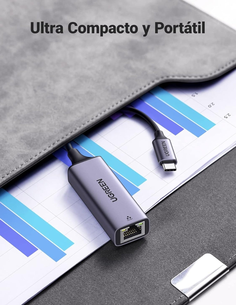 UGREEN Adaptador USB C a Ethernet, Gigabit 1000Mbps
