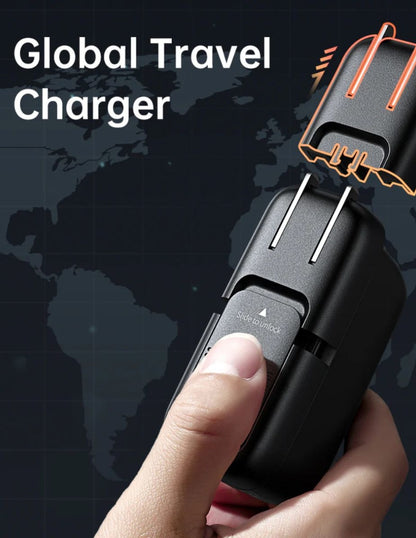 Adaptador de Carga Rápida con Conexión intercambable y Cable USB C