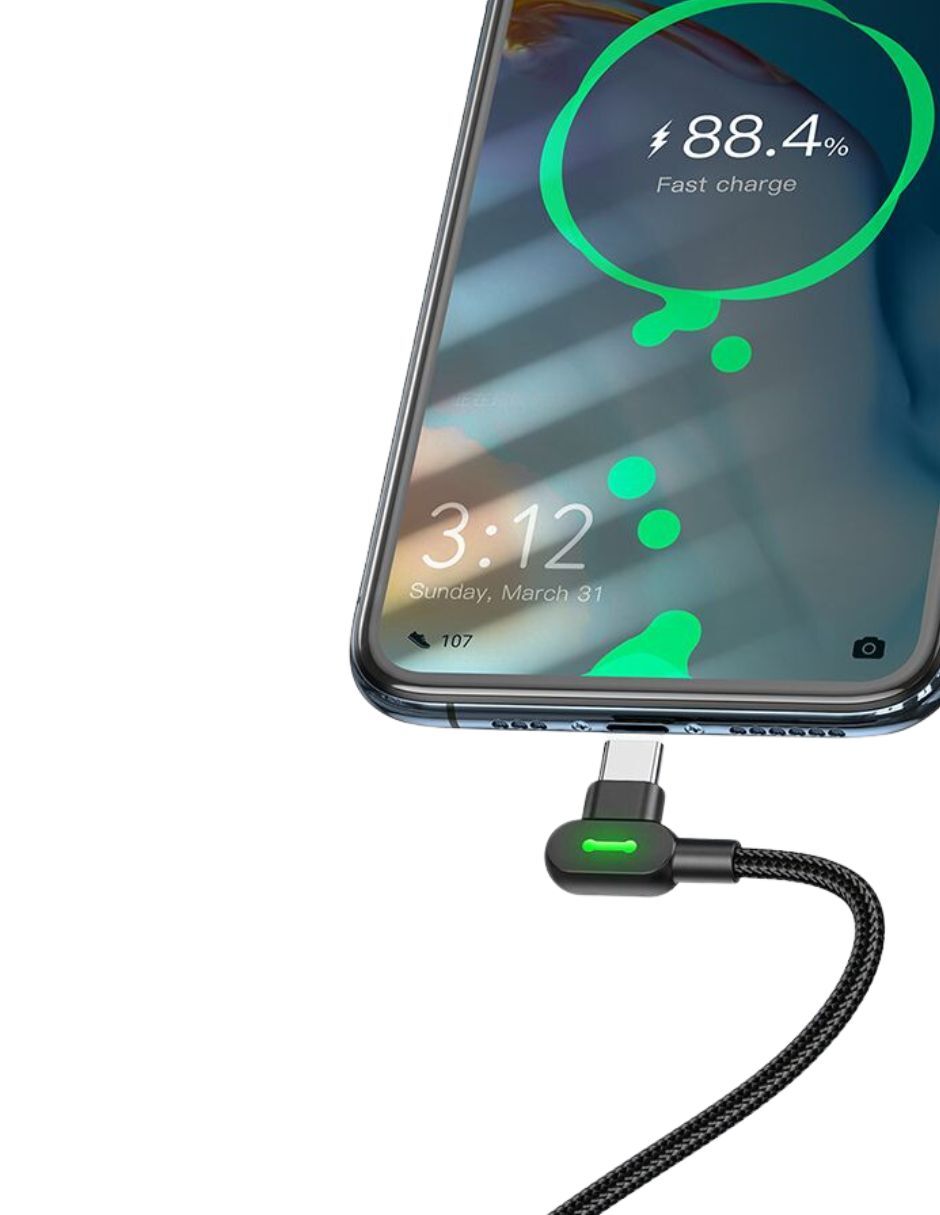 Cable Gamer USB C a USB C de Carga Rápida 60W