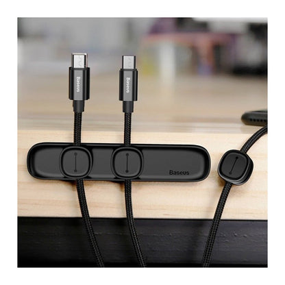 Organizador Adhesivo De Cables Para Escritorio / Auto / Pared
