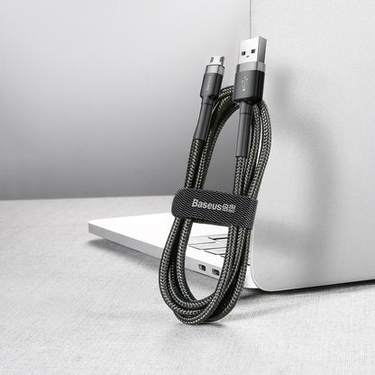 Cable Micro USB Reforzado Carga Rápida Uso Rudo 3 Metros