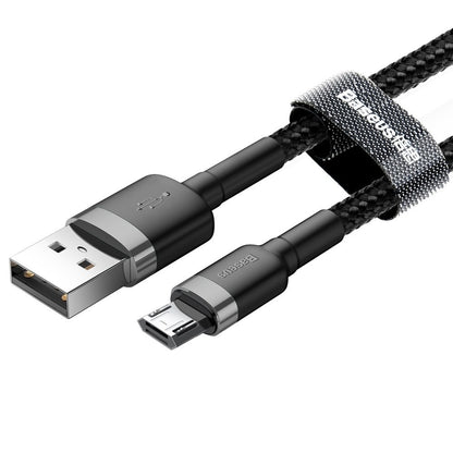 Cable Micro USB Reforzado Carga Rápida Uso Rudo 3 Metros